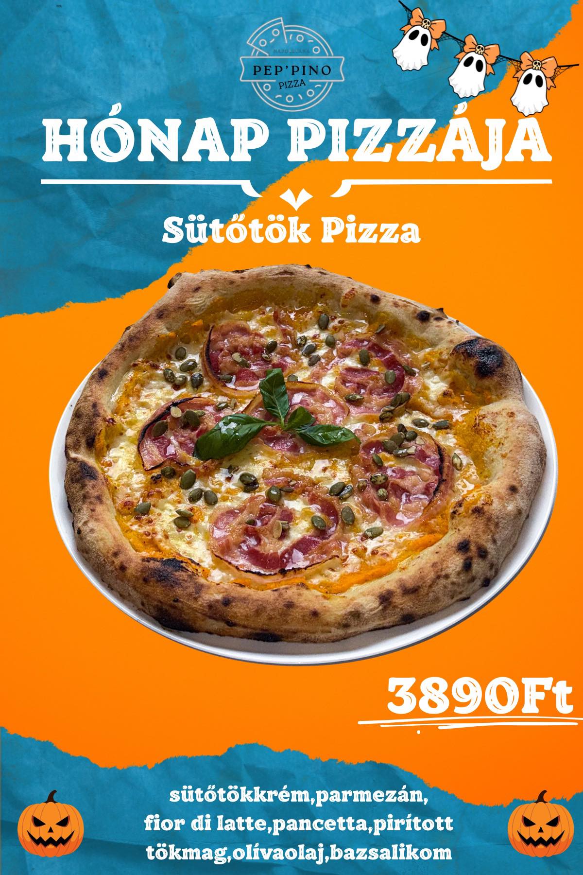 Sütőtök Pizza